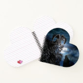 Wolf Moon - Wolf met Golem Notitieboek (Binnen)