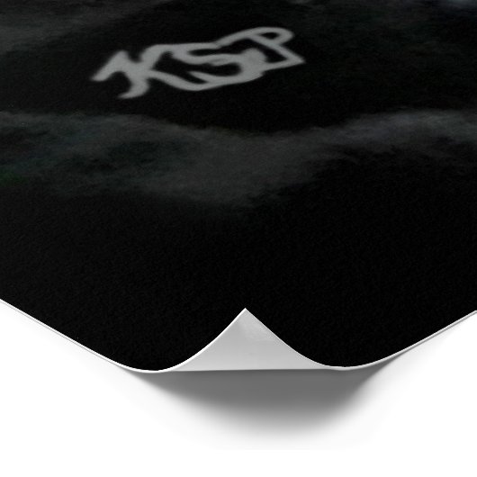 Wolf moon - Wolf met Golem Poster (Hoek)