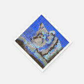 Wolf Mosaic Servetten (Hoek)