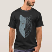 Wolf Motif Predator Face Wolfs 1 T-shirt (Voorkant)
