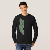 Wolf Motif Predator Face Wolfs T-shirt (Voorkant volledig)