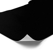 Wolf Motivatie Freedom Black & White Poster (Hoek)