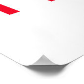 Wolf Motivatie Freedom Black & White Poster (Hoek)