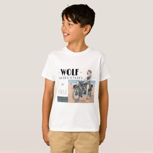 Wolf Motorycli T-Shirt (Voorkant volledig)