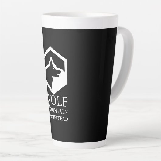 Wolf Mountain Homestead Latte Mok (Rechterhoek)