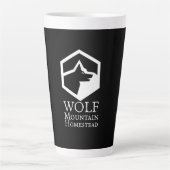 Wolf Mountain Homestead Latte Mok (Voorkant)