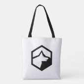 Wolf Mountain Homestead Logo Tote Bag (Achterkant)