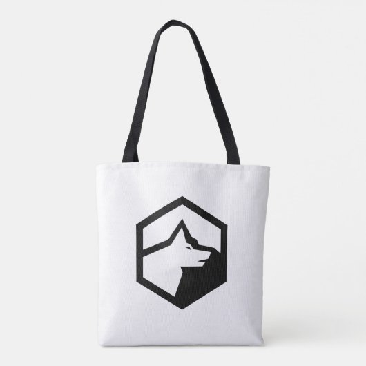 Wolf Mountain Homestead Logo Tote Bag (Achterkant)