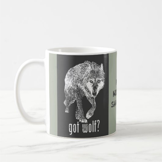 Wolf Mountain - Mok met Wolf Coffee (Links)