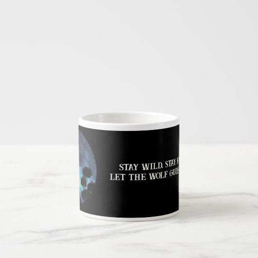 Wolf Mountain Sanctuary - Got Wolf Coffee Mug Wolf Espresso Kop (Voorkant)