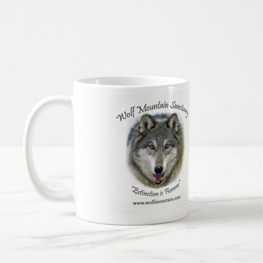 Wolf Mountain Sanctuary - Istas Coffee Mok (Links)