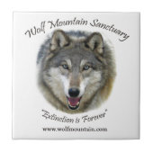 Wolf Mountain Sanctuary - Istas Tegeltje (Voorkant)