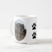 Wolf Mountain Sanctuary Wacipi - Coffee Mok (Voorkant links)