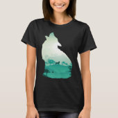 Wolf Mountain Wolf Wild Animal Endangered Animal A T-shirt (Voorkant)