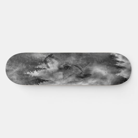 Wolf mountainskateboard persoonlijk skateboard (Horizontaal)