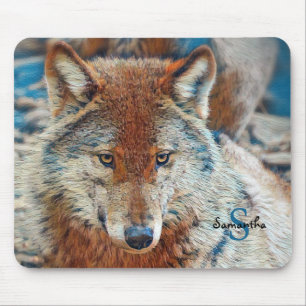 Wolf Mouse mat Muismat