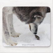 Wolf & Mouse Mousepad Muismat (Voorkant)