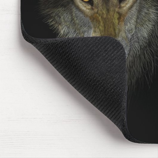 Wolf mousepad muismat (Hoek)