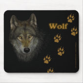 Wolf mousepad muismat (Voorkant)