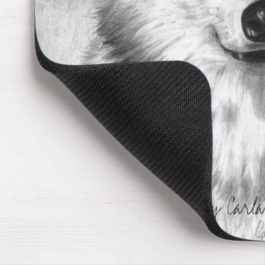 Wolf Mousepad Muismat (Hoek)