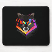 Wolf Mousepad Muismat (Voorkant)