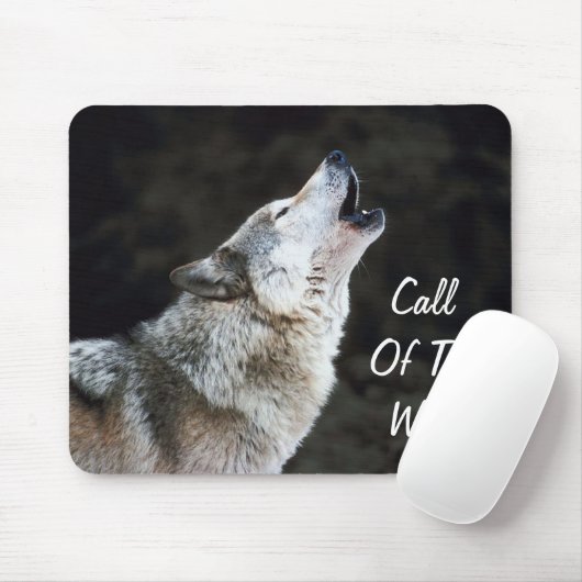 Wolf Mousepad Muismat (Met muis)