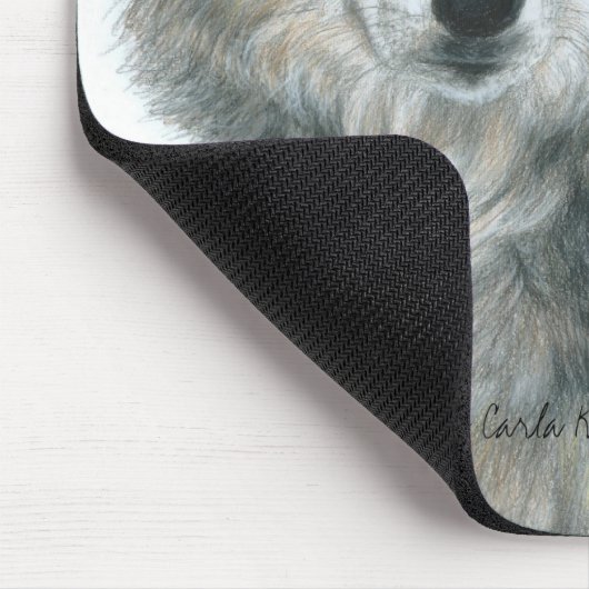 Wolf Mousepad Muismat (Hoek)