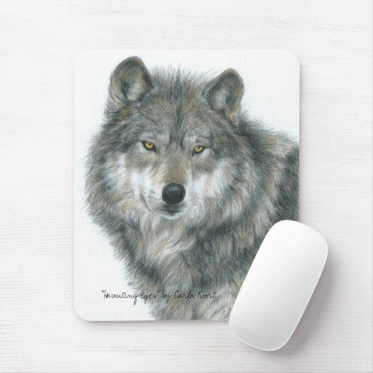 Wolf Mousepad Muismat (Met muis)