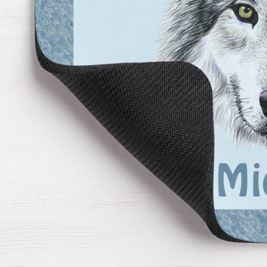Wolf Mousepad Muismat (Hoek)