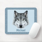 Wolf Mousepad Muismat (Met muis)