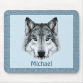 Wolf Mousepad Muismat (Voorkant)
