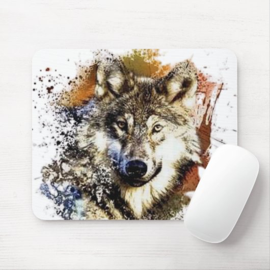 Wolf   muismat (Met muis)
