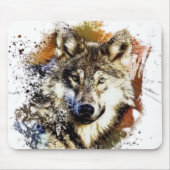 Wolf   muismat (Voorkant)