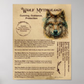 WOLF MYTHOLOGY-POSTER POSTER (Voorkant)