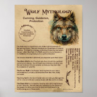 WOLF MYTHOLOGY-POSTER