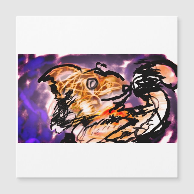 Wolf nacht Alleen (Voorkant)
