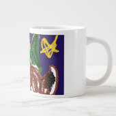 Wolf nacht vreugde plezier grote koffiekop (Rechts)