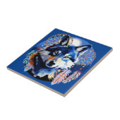 Wolf Native Animal Spirit Tegeltje (Zijkant)