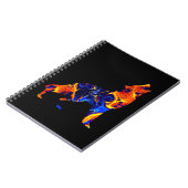 WOLF NEON ABSTRACT PAINT NOTITIEBOEK (Linkerzijde)