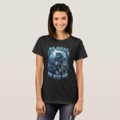 Wolf Niet Meer Meneer Nice Guy, Alpha Wolf Huilend T-shirt (Voorkant volledig)