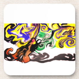 Wolf night stary  bier onderzetter