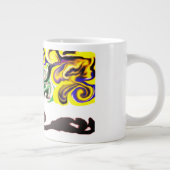 Wolf night stary  grote koffiekop (Rechts)