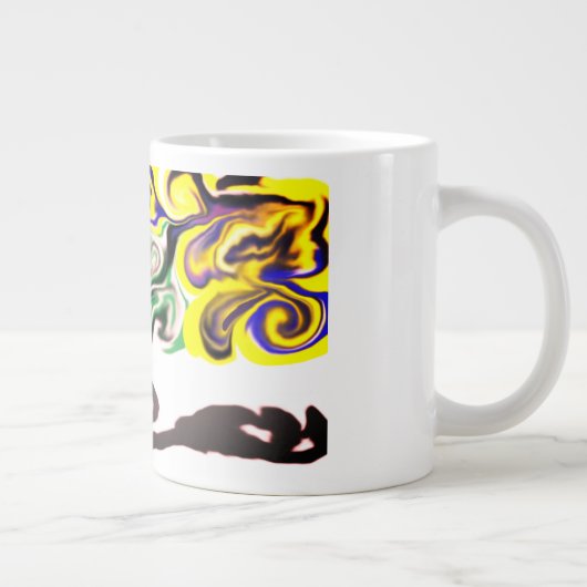 Wolf night stary  grote koffiekop (Rechts)