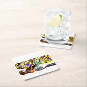 Wolf night stary  kartonnen onderzetters (Insitu)