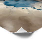 Wolf no 1 Glanzend Poster (Hoek)