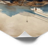 Wolf no 3 Glanzend Poster (Hoek)