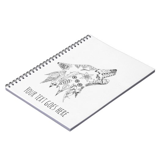 Wolf notebook notitieboek (Linkerzijde)