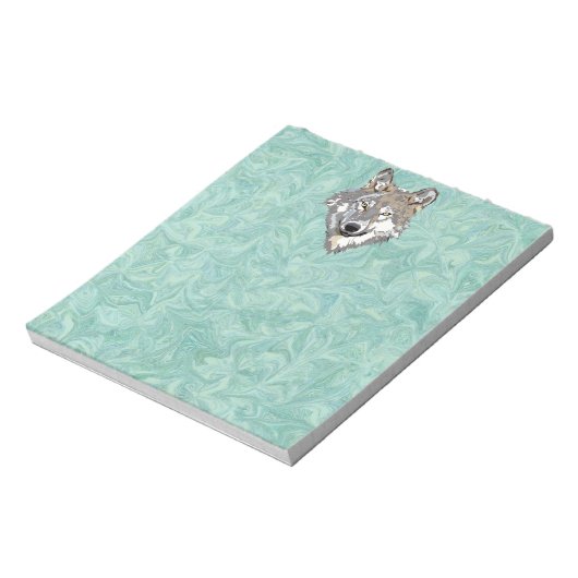 wolf notitieblok (Linkerzijde)