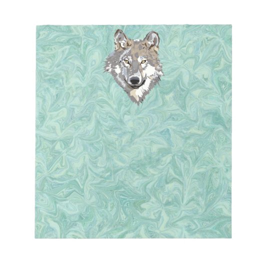 wolf notitieblok (Voorkant)