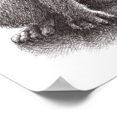 Wolf of Dog Poster (Hoek)